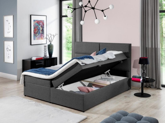 Lit designer Chesterfield Textile Lits d'hôtel Chambre double de luxe 180x200