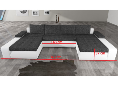 Paysage vivant Salon Canapé en cuir Sofa Canapé Revêtement Siège Canapé d'angle Suite