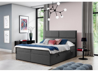 Lit designer Chesterfield Textile Lits d'hôtel Chambre double de luxe 180x200