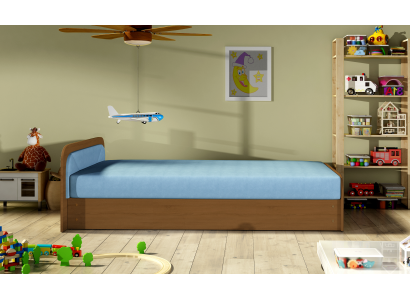 Lit d'enfants moderne Lits Textile Lit en bois Canapé-lit Chambre d'enfants nouveau