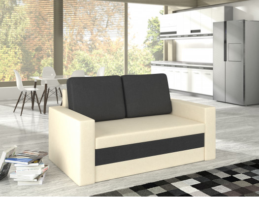 Canapé design Wave 3 places avec fonction lit, canapé rembourré convertible en lit, canapés et sofas.