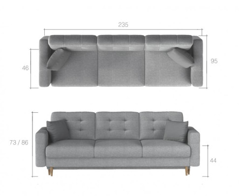 Ensemble de canapés 3+1 places en cuir avec coussins pour siège, canapés, canapés-lits, tapisserie de canapé