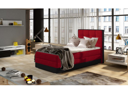 Revêtement de lit Design Luxueux Lits d'hôtel 90x200cm Chambre à coucher ressorts ensachés Simple