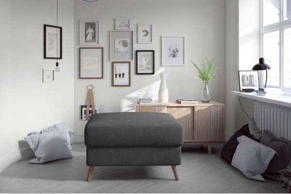 Repose-pieds Tabouret Pouf Salon Tabouret design Cuir Textile