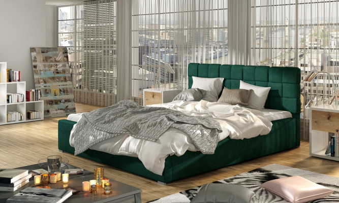 Lits de chambre à coucher design Textile Hotel De Luxe Rembourrage 200x200cm