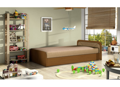 Chambre d'enfants Lit rembourré Lit Lits Bois Canapé-lit Matelas 80x190cm neuf