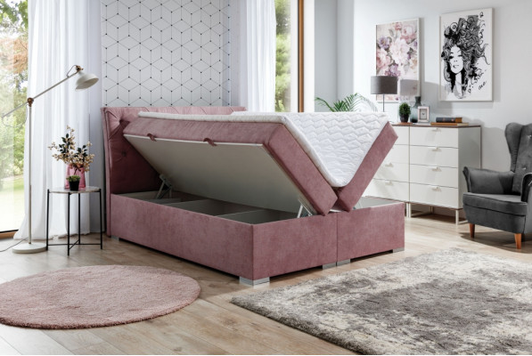 sommier Chesterfield Lit Lit rembourré Lit double Grand lit XXL Lit Designer neuf