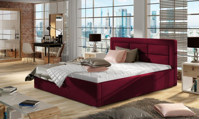Lit designer Chambre Lits Textile Décoration Hôtel Luxe Rembourrage Robuste