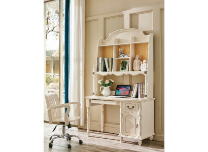 Ensemble bureau armoire + fauteuil. Bureau avec tiroirs. Table PC 2 pièces.