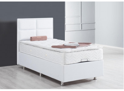 Boxspring Bed Single Beds Furniture Beds 120x200cm with Mattress Double  Lit Boxspring Lits Simples Meubles Lits 120x200cm avec Matelas Double