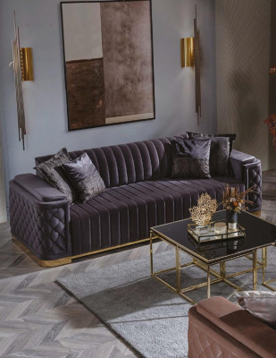 Canapé de luxe xxl canapé grand canapé 246cm velours design meubles canapés tissu