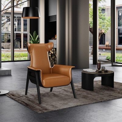 Fauteuil design 1 place 70 x 90 cm Salon Canapé 1 place Lounge Club