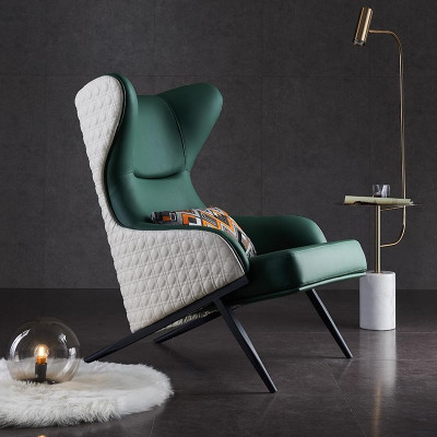 Salon canapé design une place luxueux moderne pour club hôtel