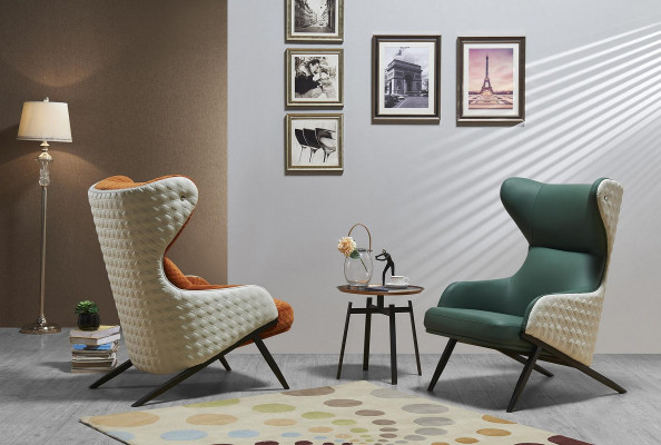 Salon canapé design une place luxueux moderne pour club hôtel