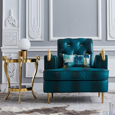 Fauteuil Design Beat Relax Club Lounge Fauteuil Individuel Tissu Rembourré Cuir