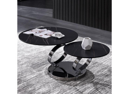 Table basse Table à café de luxe Table de canapé Tables d'appoint pour café Table ronde de salon