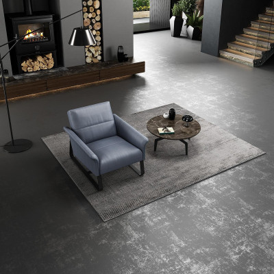 Fauteuil design moderne en textile Salon Lounge Mobilier de design de luxe Chaises neuves