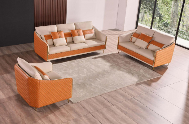 Canapé design Canapé 3 places Canapé moderne Canapé d'angle en cuir