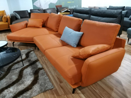 Ecksofa Eckcouch L-Form Wohnlandschaft Sofa Couch Polstermöbel Garnitur Leder Stoff Sofas