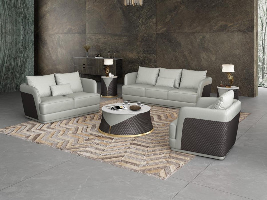 Set de canapé design Siège rembourré Canapé 321 ensembles Canapé en cuir Canapés rembourrés