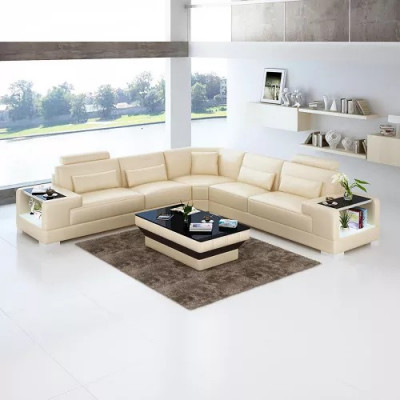 Conception Salon Canapé Mobilier Canapé d'angle Canapé d'angle Canapé en cuir
