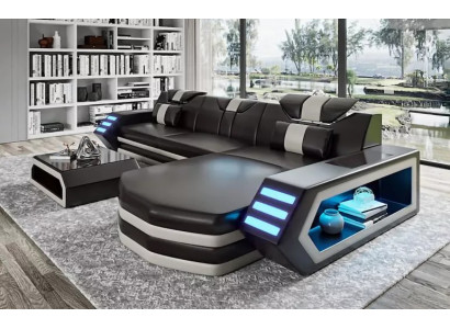 Conception Canapé d'angle Mobilier de salon Canapé d'angle Revêtement en cuir Canapé Sofa