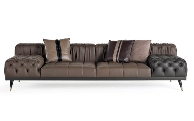 Sofa du salon Canapé Rembourrage neuf Canapés quatre places neufs Canapé design quatre places