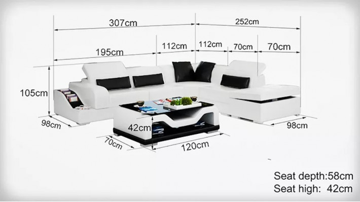 Design Moderne Ecksofa Ecksofa Wohnzimmer Ledergarnitur Couch Sofa.