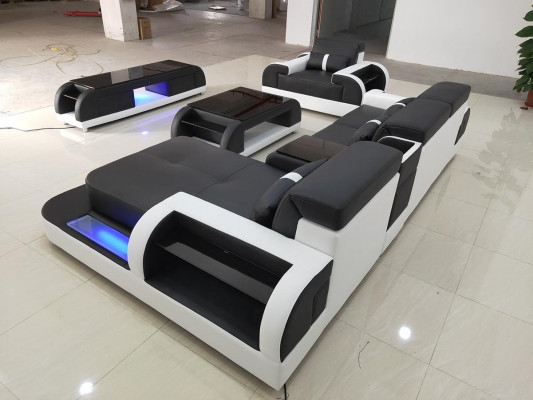 Concepteur Salon paysage L-forme Canapé Canapé d'angle Suite Rembourrage Suite d'angle Canapé