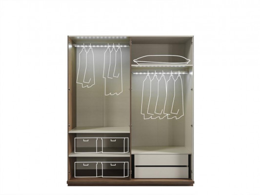 Armoire Armoire Armoire de luxe Armoires en bois Conception Mobilier Chambre Blanche nouvelle