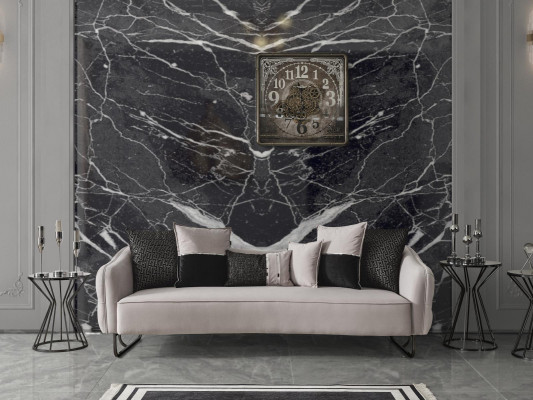 Canapé 3 places beige style sofa luxe salon moderne design tissu d'ameublement neuf