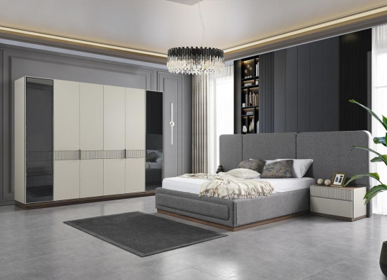 Armoire Armoire Luxe Bois Armoires Design Mobilier Chambre Blanc neuf