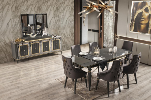 Buffet Salon Design nouveau Meubles de Luxe Console Buffet en Bois