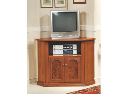 Armoire TV brune Luxueuse commode brune Mobilier de salon Armoires Étagères Bois