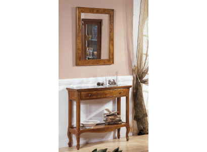 Ensemble de meubles italiens 2 pièces Style de meubles StileElisa Bahut Console en bois avec miroir
