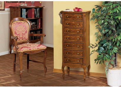 Meuble italien Armoire haute Commode avec tiroirs Buffet Commodes Bois neuf