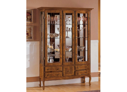 Vitrines Vitrines Vitrine en Verre Vitrine en Bois Armoire Meuble Buffet Italien