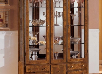 Vitrines Vitrines Vitrine en Verre Vitrine en Bois Armoire Meuble Buffet Italien