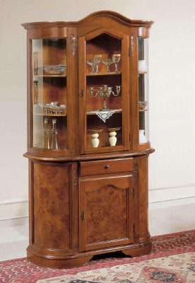 Vitrine Meubles italiens Vitrine Salon Buffet Buffet Vitrines en verre