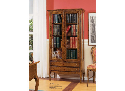 Salle de séjour Vitrine Armoire Livres Étagère Buffet Meubles classiques Étagères Bois