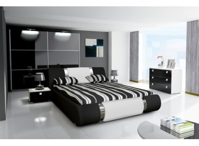 Chic lit à eau de designer : luxe et confort dans un style moderne.