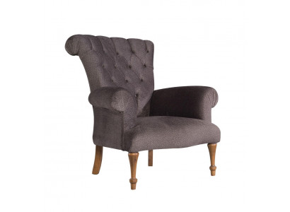 Canapé Chesterfield Canapé Canapé en Tissu de Relaxation Luxueux Fauteuil Rembourré Marron Design