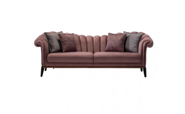 Trois places de luxe Canapé 3 places Canapé Rembourrage Cuir Tissu Canapés neufs