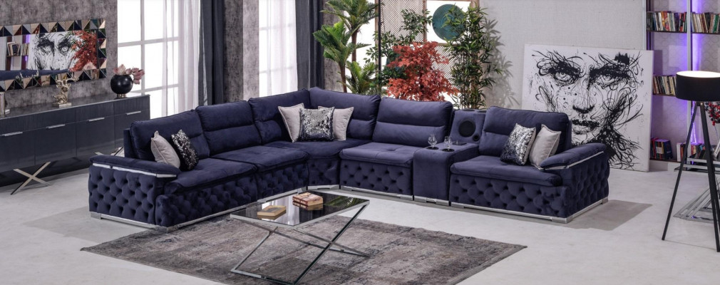 Canapé d'angle forme L Canapé Chesterfield Mobilier Canapé Design Italie