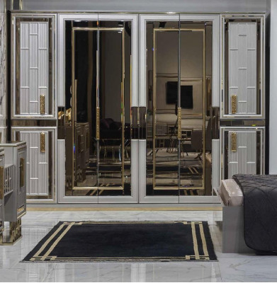 Armoire Armoire Armoires brillantes Mobilier brillant Luxe Paillettes