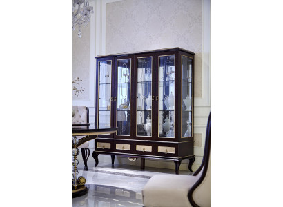Vitrine de design classique Armoire Italienne de meubles Vitrines en verre nouvelle