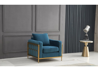 Fauteuil de club Lounge Designer Chaise Lehn Tapisserie Canapé 1 place TV nouveau