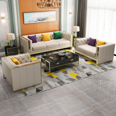 Canapé Design Canapés Rembourrage Canapés Textile Relax Moderne Trois places neuf