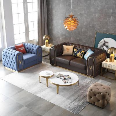 Ensemble de canapés 3+1 places Classique r Living landscape Canapé Canapés Canapés Rembourrage