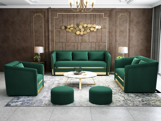 Canapé trois places en tissu design Siège de canapé 3 places Canapés de salon Mobilier de chambre Moderne